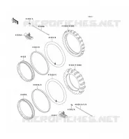 ROUE/PNEUS pour Kawasaki KLX300R