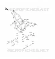 SUPPORT MOTEUR pour Kawasaki KLX300R