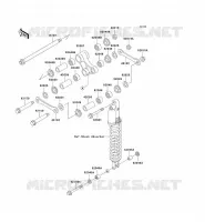SUSPENSION ARRI&Egrave;RE pour Kawasaki KLX300R