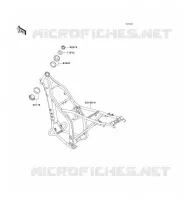 CH&Acirc;SSIS pour Kawasaki KLX300R