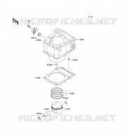CYLINDRE/PISTON pour Kawasaki KLX300R