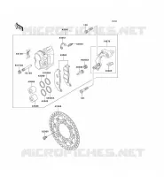 FREIN AVANT pour Kawasaki KLX300R