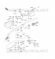GUIDON pour Kawasaki KLX300R