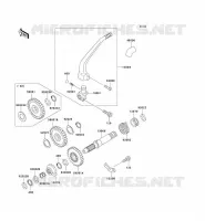 MECANISME DE KICK pour Kawasaki KLX300R