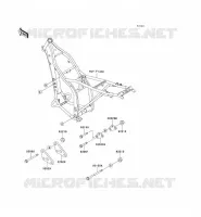 SUPPORT MOTEUR pour Kawasaki KLX300R