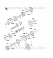 TRANSMISSION pour Kawasaki KLX300R