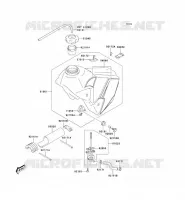 RESERVOIR CARBURANT pour Kawasaki KLX400R