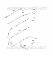 CABLES pour Kawasaki KLX650R
