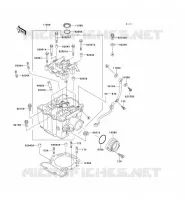 CULASSE pour Kawasaki KLX650R