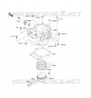 CYLINDRE/PISTON pour Kawasaki KLX650R