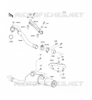 &Eacute;CHAPPEMENT pour Kawasaki KLX650R
