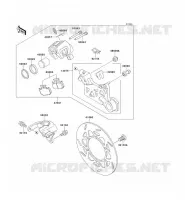 FREIN ARRIERE pour Kawasaki KLX650R