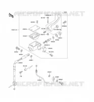 MAITRE CYLINDRE AV pour Kawasaki KLX650R