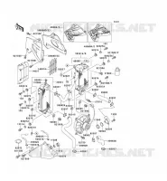 RADIATEUR pour Kawasaki KLX650R