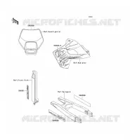 STICKER pour Kawasaki KLX650R