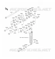 SUSPENSION ARRI&Egrave;RE pour Kawasaki KLX650R