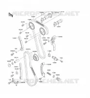 ARBRE A CAME/TENDEUR pour Kawasaki KLX650R