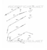 CABLES pour Kawasaki KLX650R