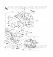CARTER MOTEUR(S) pour Kawasaki KLX650R