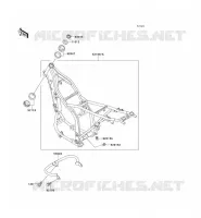 CH&Acirc;SSIS pour Kawasaki KLX650R