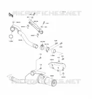 &Eacute;CHAPPEMENT pour Kawasaki KLX650R