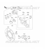 FREIN ARRIERE pour Kawasaki KLX650R