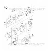 POMPE A HUILE pour Kawasaki KLX650R