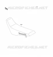 SELLE pour Kawasaki KLX650R