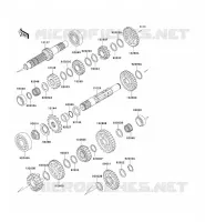 TRANSMISSION pour Kawasaki KLX650R