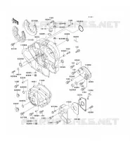 COUVERCLES MOTEUR pour Kawasaki KLX650