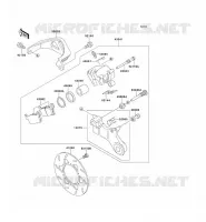 FREIN ARRIERE pour Kawasaki KLX650