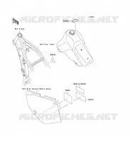 LABEL pour Kawasaki KLX650