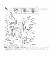 RADIATEUR pour Kawasaki KLX650