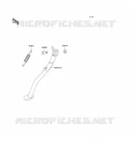 BEQUILLES pour Kawasaki KLX650