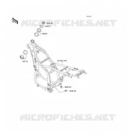CH&Acirc;SSIS pour Kawasaki KLX650