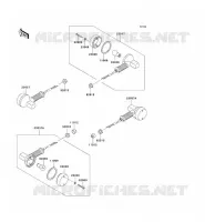 CLIGNOTANTS pour Kawasaki KLX650