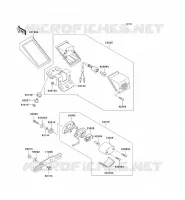 FEUX ARRI&Egrave;RE( JKALXEC1 SA021309) pour Kawasaki KLX650