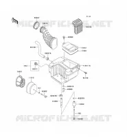 FILTRE A AIR pour Kawasaki KLX650