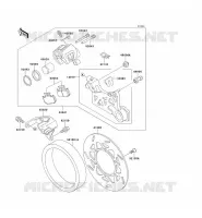 FREIN ARRIERE pour Kawasaki KLX650