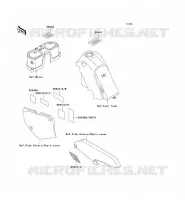 LABEL pour Kawasaki KLX650