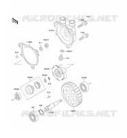 POMPE &Agrave; EAU pour Kawasaki KLX650
