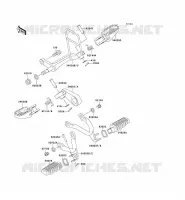 REPOSE PIED pour Kawasaki KLX650