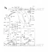 RESERVOIR CARBURANT pour Kawasaki KLX650