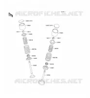 SOUPAPE pour Kawasaki KLX650