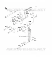 SUSPENSION ARRI&Egrave;RE pour Kawasaki KLX650