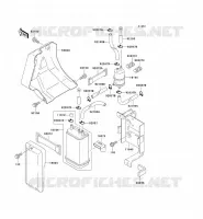 SYSTEME D'EVAPORATION CARBURANT pour Kawasaki KLX650