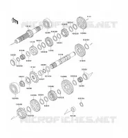 TRANSMISSION pour Kawasaki KLX650