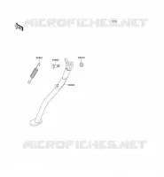 BEQUILLES pour Kawasaki KLX650