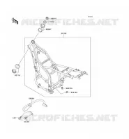 CH&Acirc;SSIS pour Kawasaki KLX650
