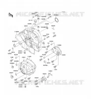 COUVERCLES MOTEUR pour Kawasaki KLX650